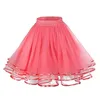 Skirts Women Vintage Tulle Skirt Adult Fancy Ballet Dancewear Party Costume Ball Gown Mini Summer Elastic Waist Pleated