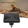 Éclairages 75W 100W 150W 200W 250W E27 Mini lampe chauffante pour animaux de compagnie en céramique émetteur d'ampoule de chaleur infrarouge noir pour lampe de couveuse pour animaux de compagnie Reptile