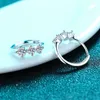 Stud Earrings 49/2000 925 Sterling Silver Female Superior Feeling Light Luxury Niche Temperament Simple Mosanite