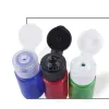 Polijsters 10ml 100pcs Small Plastic Bottles Flip Top Cap 1/3 Oz Travel Liquid Bottle Sample Container Essential Oil Vial Containers