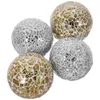 Party Decoration Mosaic Ball Balls sfär Dekorativa hem Orbs Prydnadsbord Decor Bowl Filler Cracked Bowls Tablett Desktop