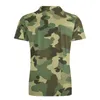 Polo classique Camo Casual Camoue T-shirts de conception militaire Chemise à manches courtes Été Rétro Polos surdimensionnés f9kV #