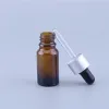 Carriers 10pcs/lot Empty 10ml Scale Glass Serum Dropper Bottle 10cc Amber Blue Green Essential Oil Bottles with Scale on the Bottle