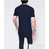 Men'S T-Shirts Style Men New Round Collar Short Sleeve T Shirt In The Long Europe And United States Shirts Drop Delivery Apparel Cloth Dhpnl