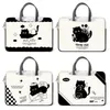 Estuches para portátiles Mochila DIY PU Bolso Lindo Gato Manga Mango Bag13 14 15 17 pulgadas Estuche a prueba de golpes Messenger Carrying 24328