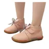 Bottes enfants chaussons hiver bébé fille couleur unie nœud en cuir court décontracté princesse chaussures enfants mode 15M-7T A50