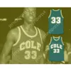 Niestandardowe dowolne nazwisko dowolna drużyna Shaquille O'Neal 33 Robert G. Cole High School Basketball Jersey Stitch szyte wszystkie zszyte rozmiar S M L XL XXL 3xl 4xl 5xl 6xl najwyższej jakości