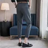 2023 Korean Men Suit Pants Casual Busin Dr Pants Fi Belt Office Social Streetwear Wedding Trousers Pantal Homme 36 c6fb#