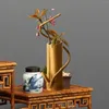 Vases Vase en bambou Ornement de table décoratif 5.9x2inch Polyvalent à la main pour