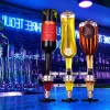 墓地ウォールマウント1/2/3ボトル酒類ディスペンサーテールアルコールドリンクボトルワインラック13ショットバー飲料ウイスキー酒ディスペンサー