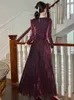 Casual Dresses Luxury Prom Women's Elegant Noble Twisted Bright Silk Pleated Large Hem Robe Evening Party Host Fashion Vestidos Runway