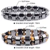 Bracelet Nature Jaune Oeil De Tigre Hématite Perles Bracelet Thérapie Soins De Santé Aimant Bijoux Pour Hommes Charme Bracelets Cadeaux Pour Man269h