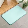 Bath Mats Fast Drying Diatomite Earth Mat 30X40Cm Super Absorbent Carpet Bathroom Rug Non-Slip Set Durable Drop Delivery Home Garden A Otbsp