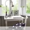 Table Clocks Alarm Clock European American Style Decoration Office Desk Housewarming Gift Birthday Presents Children Plastic