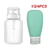 Storage Bottles 1/2/4PCS 30 Ml/60 Ml/ 90 Ml Makeup Remover Oil Nail Polish The 200 Spiral Bottle With Lock Pump Empty Convenient