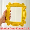 ZK30 TV Series Friends Handmade Monica Door Frame Wood Yellow Po Frames Collectible For Home Decor 240318