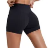 Lu kvinnors shorts kvinnors leggings sjöjungfrun kurva dubbelsidig slipningsyoga trepunktsbyxor fitness shorts hög elastiska leggings sporttyp passar tygtyp kön kön