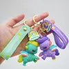 Cartoon Rainbow Horse Pool Unicorn Keychain Pendant Cute Women's Bag Accessories Doll Keychain Small Gift