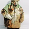 Newdiscvry Men's Winter Hooded Down Jackets förtjockade Thermal Duck Down Coat Camoue Parkas Overcoat Outerkläder för manlig E7GI#
