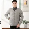 Mannen Cott Jas Dikker Binnenvoering Parka Winter Kleding Warm En Licht Korte Gewatteerde Jas Lg Mouw Casual Uitloper Jaquetas e0w1 #