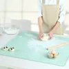 Bakningsverktyg förtjockar degmattan Silikon bakverk Knådan Diy Dumplings Noodles Pies Cake Pan Pan Non-Slip Kitchen Cooking Accessories