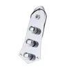 Jazz Bass JB Switch Control Plate Assembly Knobs Pots Loaded M511 Chrome Plated with 3 Screws Guitar Parts Accessories