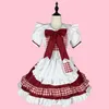 Plus Size Plaid Maid Cosplay Kostüme Frauen Anime Halen Apr Maid Outfits Lolita Schulmädchen Kawaii Party Kleidung 2024 Neue e2ja #