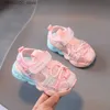 Сандалии Детские спортивные сандалии для девочек, летняя уличная мягкая детская спортивная обувь, быстросохнущие нескользящие пляжные сандалии для бассейна Q240328