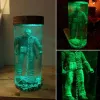 Miniatyrer Uppgradering Jason Voorhees Collector Water Lamp Friday Jason Horror Figurin Light Halloween Xmas Gift Fish Tank Prydnad Heminredning