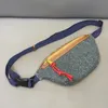 Kvinnor Mens Bumbag Canvas Midjeväskor Designer Denim Bag Handväskor Purse Cross Body Fashion Handväska Famous Fanny Pack Dust Bags