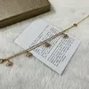 Marca Moda Fan Colgante Pulsera Pulsera de alta calidad Pulsera de mujer Diseñador de joyería de lujo Pulsera de diamantes de acero inoxidable de oro de 18 k