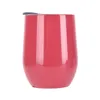 Egg Cup Eggshell Cup Double Pot Belly Water Cup 12oz Thermos Cup 304 Rostfritt stål Vinglas med logotyp