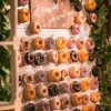 Kudde 1pc akryl donut står tydliga bagelshållare donut dessert stativ tabell för bröllop födelsedagsfest behandla display dekoration