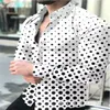 Camisa de lapela masculina casual confortável noite fi tendência retro estilo clássico primavera verão 2023 y0xD #