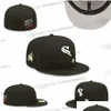 Ball Caps 2024 30 Colors Mens Baseball Fitted Hats Black Red Color Hip Hop Chicag Sport Fl Closed Chapeau Letter Stitch World Heart Us Otjeh
