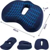 Pillow Memory Foam Non-Slip Seat For Office Chair Tailbone Pain Relief Breathable Mesh Pad