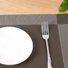 الحصير الجدول placemat pvc الغربية الإطار المفرد وسادة عزل الحرارة