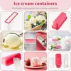 Storage Bottles 41XB Large Capacity Ice Cream Container Versatile Box For Home Freezer Yogurt Sorbet Containers