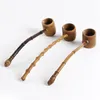 Tea Scoops Sauna Bamboo Root Long Handle Handmade Retro For Room Household Kitchen Tool Wooden Scoop