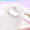 Scolle di caffè 304 cucchiaio in acciaio inossidabile in acciaio inossidabile a specchio di zuppa di alta qualità polacco per bordo fine tavolo da tavolo da tavolo da tavolo