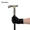 Tags Gold Black Panda Compass Walking Cane Fashion Decorative Walking Stick Gentleman Elegant Cosplay Cane Knob Crosier 93cm