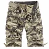 Trendy Summer Camoue Cargo Shorts Hommes Casual Tactique Boardshorts Streetwear Cott Pantalons Courts Poches Vêtements O4uC #