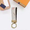 Men Keyring car Keychain Designer Key Chain Luxury Keychains Brown Leather Dragonne Multicolor Womenyyup#