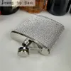 stainless steel with diamond hip flask Special for Ladies 240325