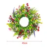 Decorative Flowers Spring Summer Wreath Artificial Flower For Festival Wall Farmhouse