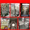 Commercial Electric Steaming Cabinet Surrounded Toughened Glass Commerical Bun Steamer Bread Steamer Machine