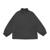 Japonais Automne Hiver Sweat Hommes Femmes Vintage Simple Turtleneck Jumper Harajuku High Street Hip-Hop Manteau Couples Unisexe h9SB #