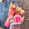 Dessin animé mignon 3D éponge bébé Pi Daxing poulpe frère porte-clés sac à dos porte-clés cadeau ornement en gros