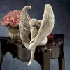 Esculturas criativas escultura de anjo decoração redenção miniaturas estatueta para interior estatueta figuras jardim decoração de casa moderna