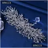 Hårklämmor Barrettes HNCCX Bridal Fl Rhinestone pannband Luxury Crown HeadDress Ornaments Princess Fashion Party Accessories CP426 DRO OTT8H